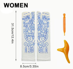Reflexology Socks with Massage Tool (One Set)