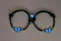 Blue Luminous Smart Butterfly Necklace