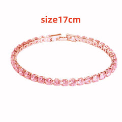 Hip Hop 4.0 Micro Zircon Tennis Bracelet Set