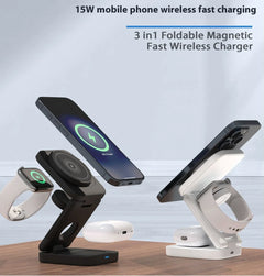 3 in 1 FOLDABLE WIRELESS CHARGER