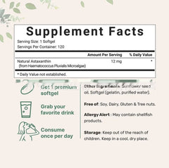 Astaxanthin Soft Capsules – 120 Tablets